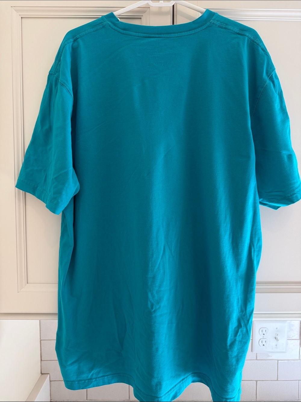 L.L. Bean Men's Turquoise Unshrinkable T-shirt